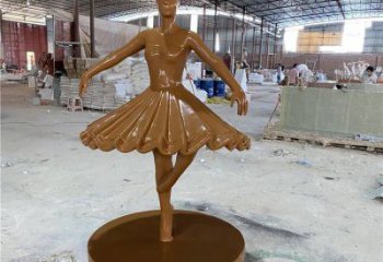 演員雕塑，跳舞人物小品，玻璃鋼跳舞演員雕塑廠家