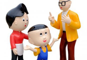 大頭兒子雕塑廠家，卡通熊出沒雕塑，影視劇動漫主題