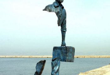 空心人雕塑廠家，西方抽象人物，街頭廣場人物雕塑