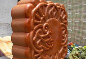 玻璃鋼仿真月餅雕塑