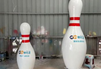 仿真保齡球雕塑 園林保齡球雕塑
