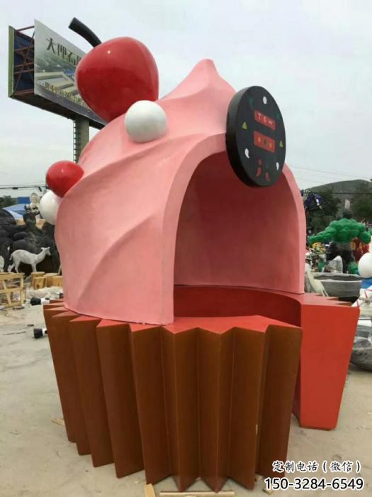 大型房子雕塑 售樓處房子雕塑