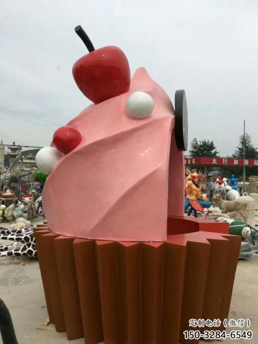 彩繪房子雕塑 園林房子雕塑