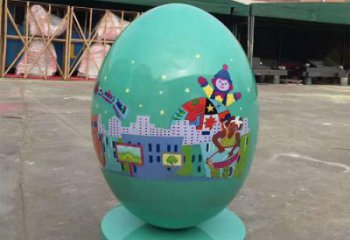 仿真彩蛋雕塑 園林彩蛋雕塑