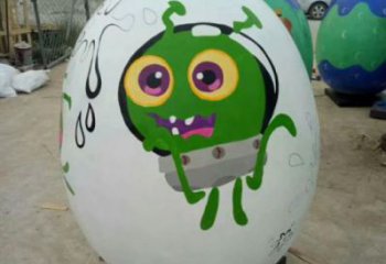 彩繪彩蛋雕塑 公園彩蛋雕塑 標識主題小品