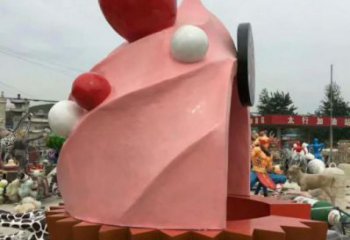 彩繪房子雕塑 園林房子雕塑