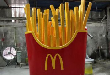 創意薯條雕塑 城市薯條雕塑