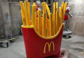 仿真薯條雕塑 園林薯條雕塑