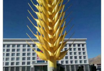 大型麥穗雕塑廠家 步行街宣傳雕塑 仿真擺件