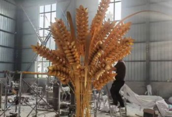 仿真青稞雕塑廠家 酒店公園雕塑 風(fēng)景區(qū)擺件