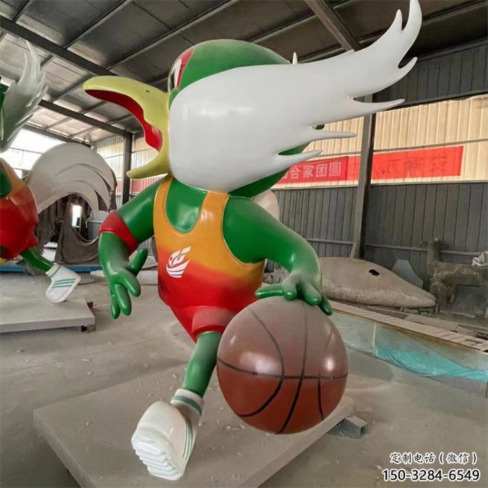 公園飛鳥雕塑廠家 酒店門口雕塑 彩繪擺件