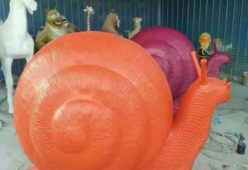 庭院蝸牛雕塑廠家 城市古銅色雕塑 動物小品