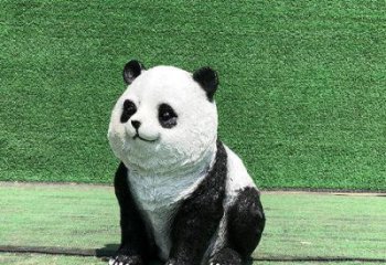 風景區熊貓雕塑廠家 售樓處廣場雕塑 仿古擺件