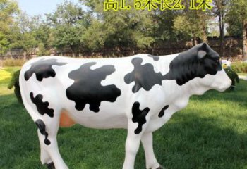 創意奶牛雕塑 步行街店門口雕塑 影視劇小品