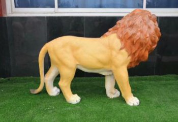 仿真獅子雕塑 酒店公園雕塑 風(fēng)景區(qū)擺件