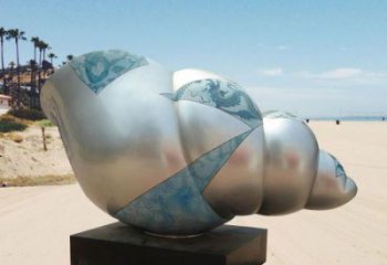 公園海螺雕塑 酒店門口雕塑 彩繪擺件