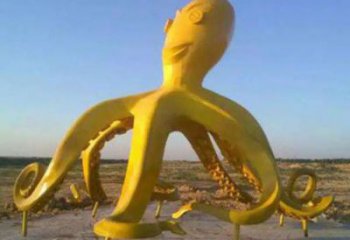 園林章魚雕塑 田間彩繪雕塑 仿真擺件