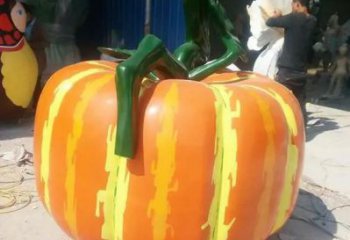 城市南瓜雕塑 風景區彩繪雕塑 抽象擺件