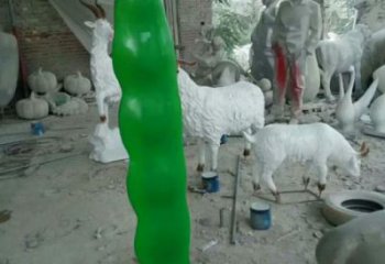 園林豆角雕塑 風景區仿真雕塑 廣場小品