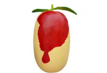 售樓處大棗雕塑 商業街仿真雕塑 瓜果擺件