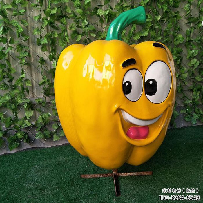 店門口青椒雕塑 創(chuàng)意景觀雕塑 仿真擺件