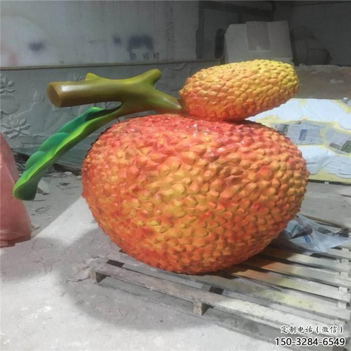 商業(yè)街荔枝雕塑 售樓處雕塑 水果擺件