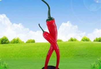 大型辣椒雕塑 商業(yè)街廣場雕塑 蔬菜擺件