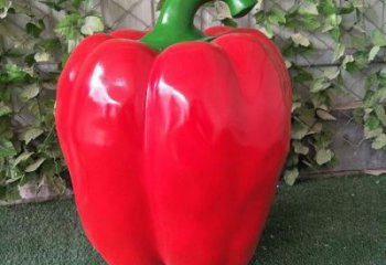 抽象青椒雕塑 店門口彩繪雕塑 步行街擺件