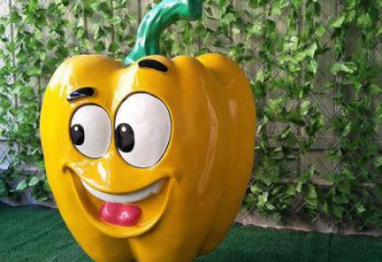 大型青椒雕塑 商業街廣場雕塑 古銅色擺件