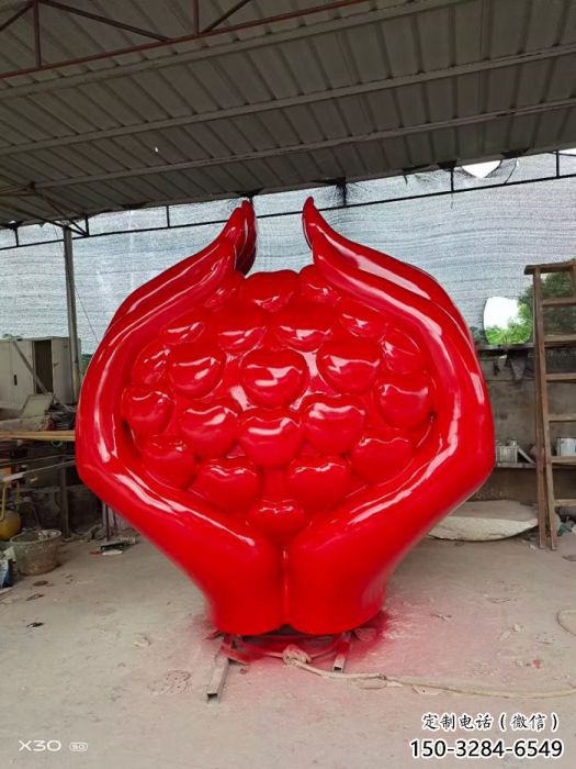 園林石榴雕塑 風景區仿真雕塑 廣場小品