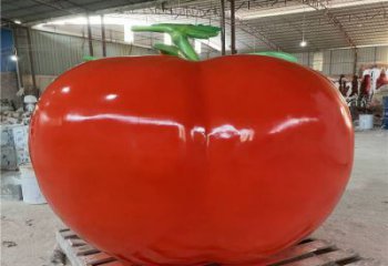 店門口番茄雕塑 創意景觀雕塑 仿真擺件