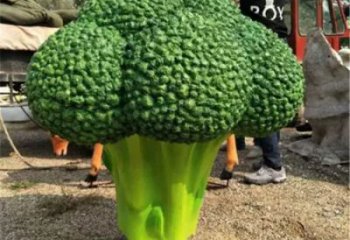 商業街西藍花雕塑 售樓處雕塑 蔬菜擺件