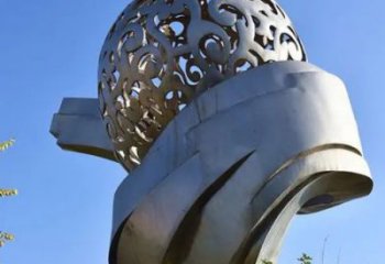 鏤空鴨梨雕塑 廣場水果雕塑 門口小品