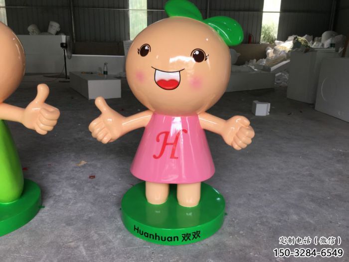 動漫娃娃雕塑 店門口園林雕塑 卡通小品