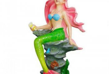 廣場美人魚雕塑 公園動漫雕塑 抽象擺件