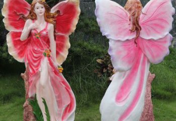 風(fēng)景區(qū)蝴蝶仙子雕塑 售樓處廣場(chǎng)雕塑 仿古擺件