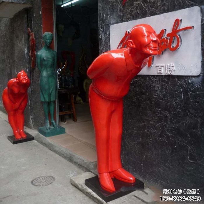 田間迎賓雕塑 彩繪仿真雕塑 園林?jǐn)[件