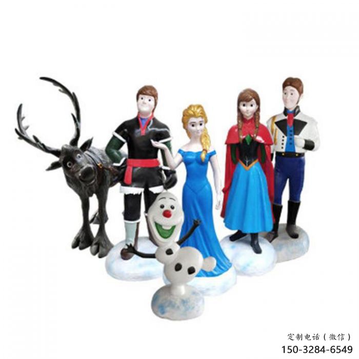 園林冰雪奇緣雕塑 風(fēng)景區(qū)卡通雕塑 廣場小品