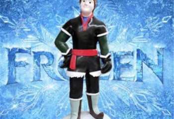 抽象冰雪奇緣雕塑 店門口彩繪雕塑 步行街?jǐn)[件