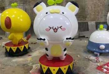 卡通迪士尼雕塑 店門(mén)口園林雕塑 彩繪小品