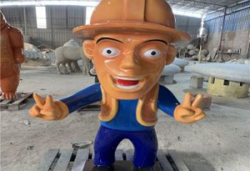 園林光頭強(qiáng)雕塑 風(fēng)景區(qū)卡通雕塑 廣場小品