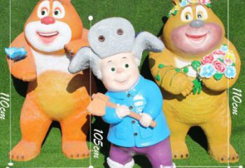 大型大頭兒子雕塑 門口創意雕塑 售樓處小品