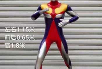 奧特曼雕塑 廣場卡通雕塑 門口小品