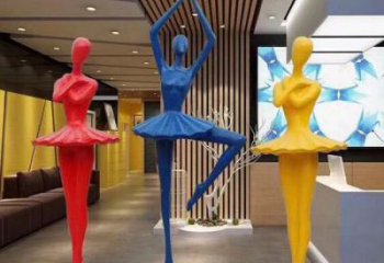 庭院女孩雕塑 城市彩繪雕塑 童趣小品