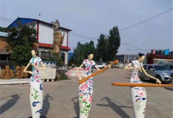 公園音樂人雕塑 酒店門口雕塑 仿真擺件