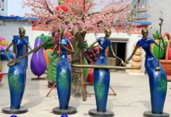 音樂人雕塑 風景區幾何雕塑 廣場小品