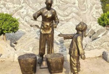 大型商販雕塑 步行街民俗雕塑 小販擺件