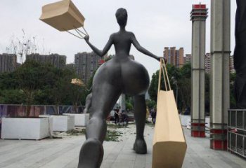 商業街美女雕塑 售樓處雕塑 古代擺件