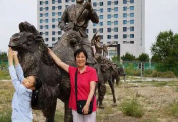 大型茶馬古道雕塑 步行街古代雕塑 仿真擺件