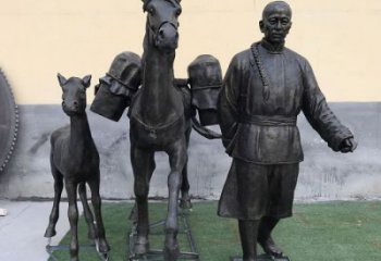 售樓處茶馬古道雕塑 商業街雕塑 古代擺件